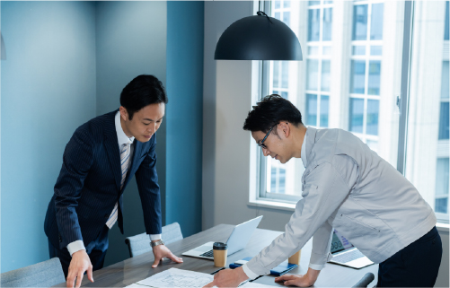 朝礼のイメージ